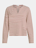 Rood wit gestreept shirt