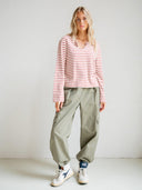 Rood wit gestreept shirt