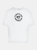 Wit t-shirt met print