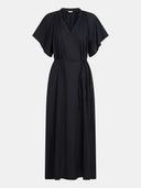 Donkerblauwe maxi jurk