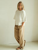 Sweater met korte mouwen