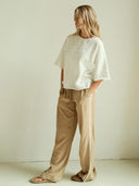 Sweater met korte mouwen