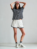 Gestreept loose fit t-shirt
