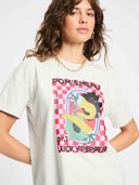 Licht grijs t-shirt pom's menu