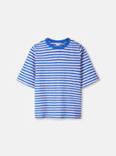 T-shirt stripe blue pink