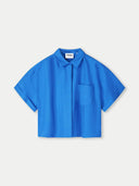 Blauwe blouse ocean blue