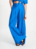 Kobaltblauwe broek ocean blue