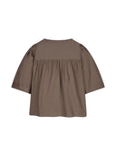 Bruine top met strikjes ieline