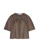 Bruine top met strikjes ieline