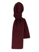 Bordeaux hooded sjaal vallere