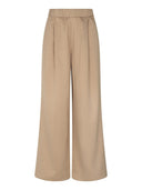 Broek met elastische taille caulin