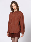 Blouse met strepen
