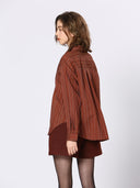 Blouse met strepen