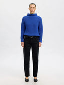 Blauwe trui selma sus sl knit
