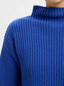 Blauwe trui selma sus sl knit