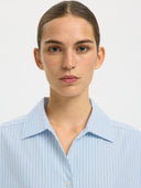 Gestreepte blouse ester oversize 3 4 shirt