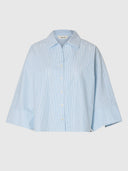 Gestreepte blouse ester oversize 3 4 shirt