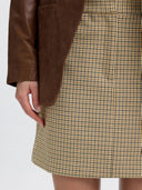 Geruite mini rok elara