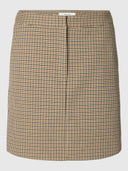 Geruite mini rok elara