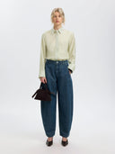 Gestreepte blouse connie