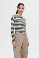 Gestreepte longsleeve anna