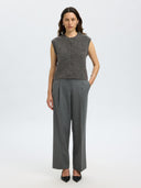 Grijs gilet lulu o-neck