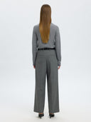 Grijze polo thea ls knit