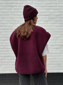 Bordeaux teddy gilet milla
