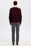 Gebreide cardigan lulu ls knit short cardigan