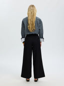 Zwarte wijde pantalon thilde