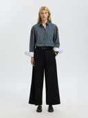 Zwarte wijde pantalon thilde