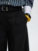 Zwarte wijde pantalon thilde