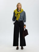 Zwarte wijde pantalon thilde