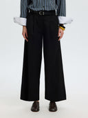Zwarte wijde pantalon thilde