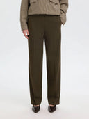 Donkerbruine pantalon signe