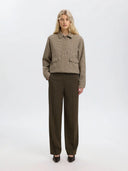 Donkerbruine pantalon signe
