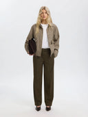 Donkerbruine pantalon signe
