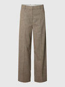 Lichtbruine gemeleerde pantalon ezma