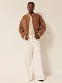 Bruin wollen jasje yalespring