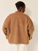 Bruin wollen jasje yalespring