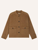 Bruin wollen jasje yalespring