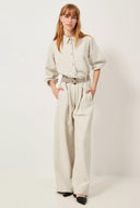 Licht grijze blouse leone
