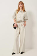 Licht grijze blouse leone