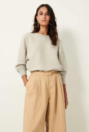 Licht grijze sweater chill