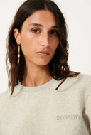 Licht grijze sweater chill
