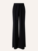Zwarte wijde pantalon rim