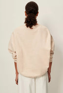 Beige oversized sweater chebbi