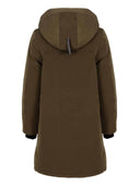 Halflange parka jas