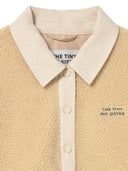 Color block teddy jasje