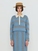 Stripes Knitted Polo